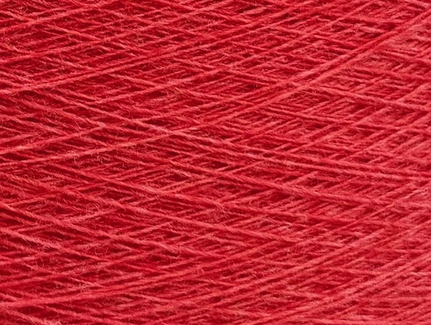 Botto Poala Art. Supergeelong Nm 1/15 – Merino Supergeelong Garn col. 1509 Mohnrot Mélange